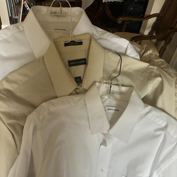 Pierre Cardin Men's Long Sleeve Button-Up Shirts Set 16 34/35 - Picture 1 of 8